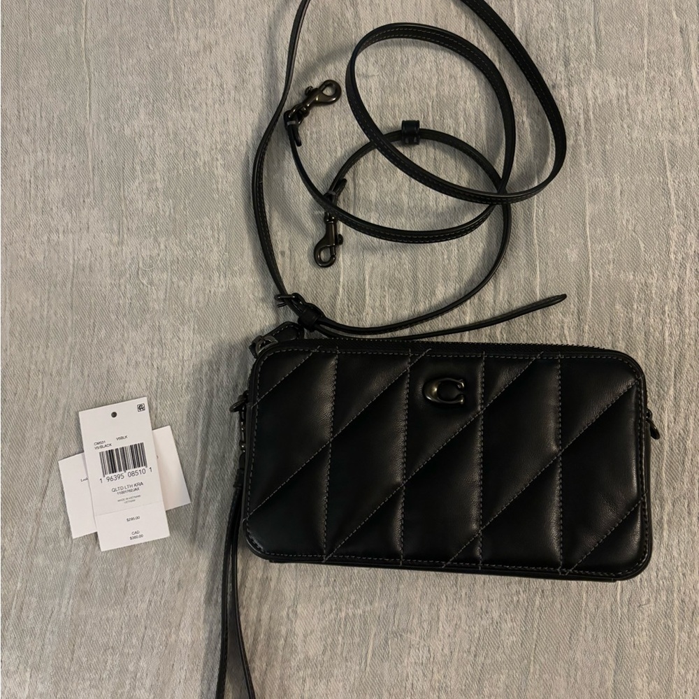 EUC Coach quilted Kira black